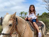 paseo a caballo dia en familia con niños rosarito divertido